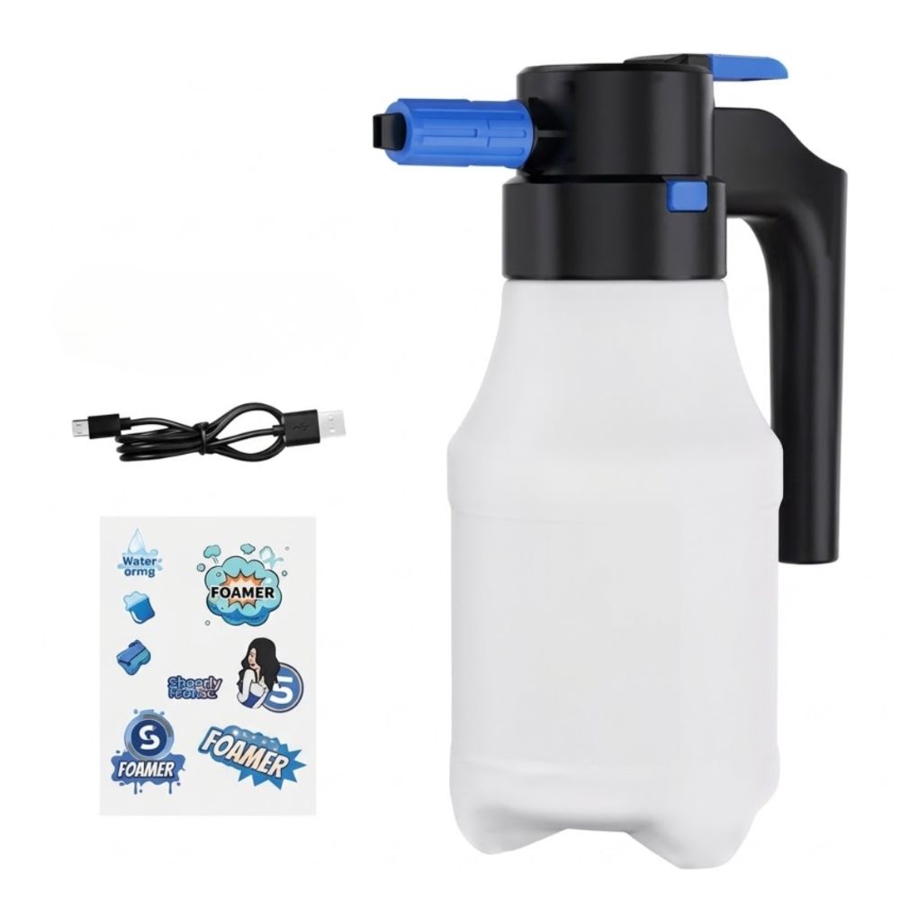 Foam Sprayer Portable Mesin Semprot Cuci Busa Salju Elektrik Baterai Charge - Gambar 3