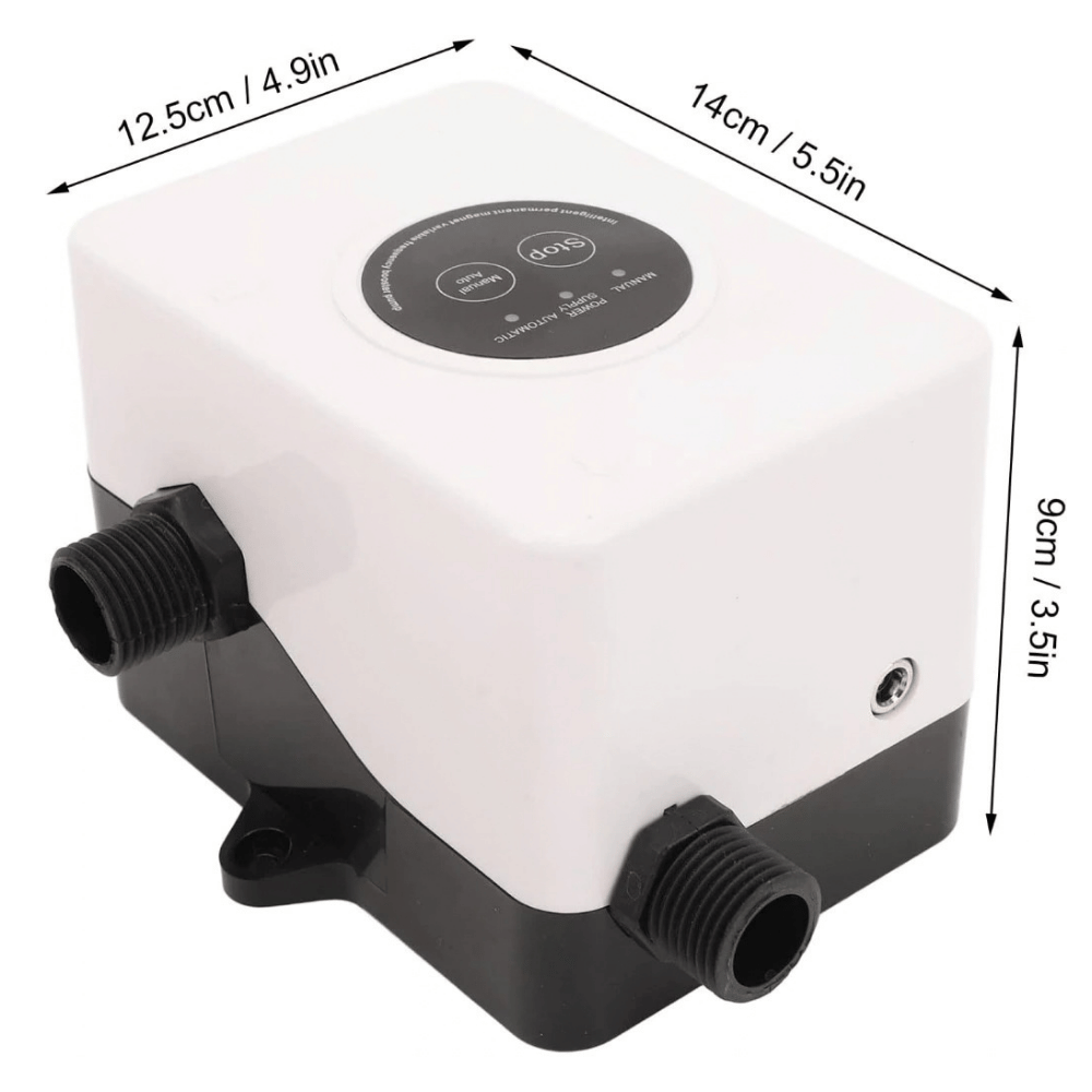 Pompa Booster DC 24V Pompa Dorong Kran Shower 150 Watt Pendorong Air Kran - Gambar 2