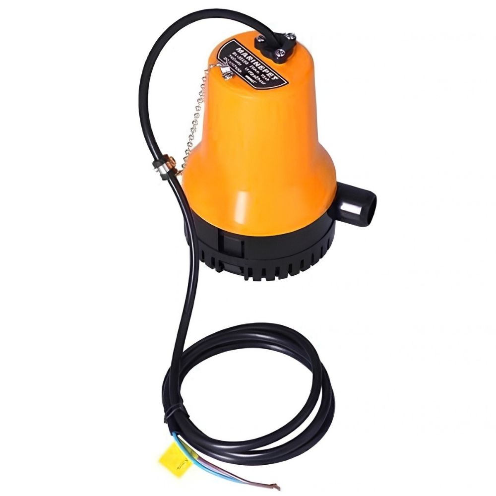 Pompa Kuras Air Laut Bilge Pump DC 12V Manual Pompa Sedot Genangan Air Kapal - Gambar 3
