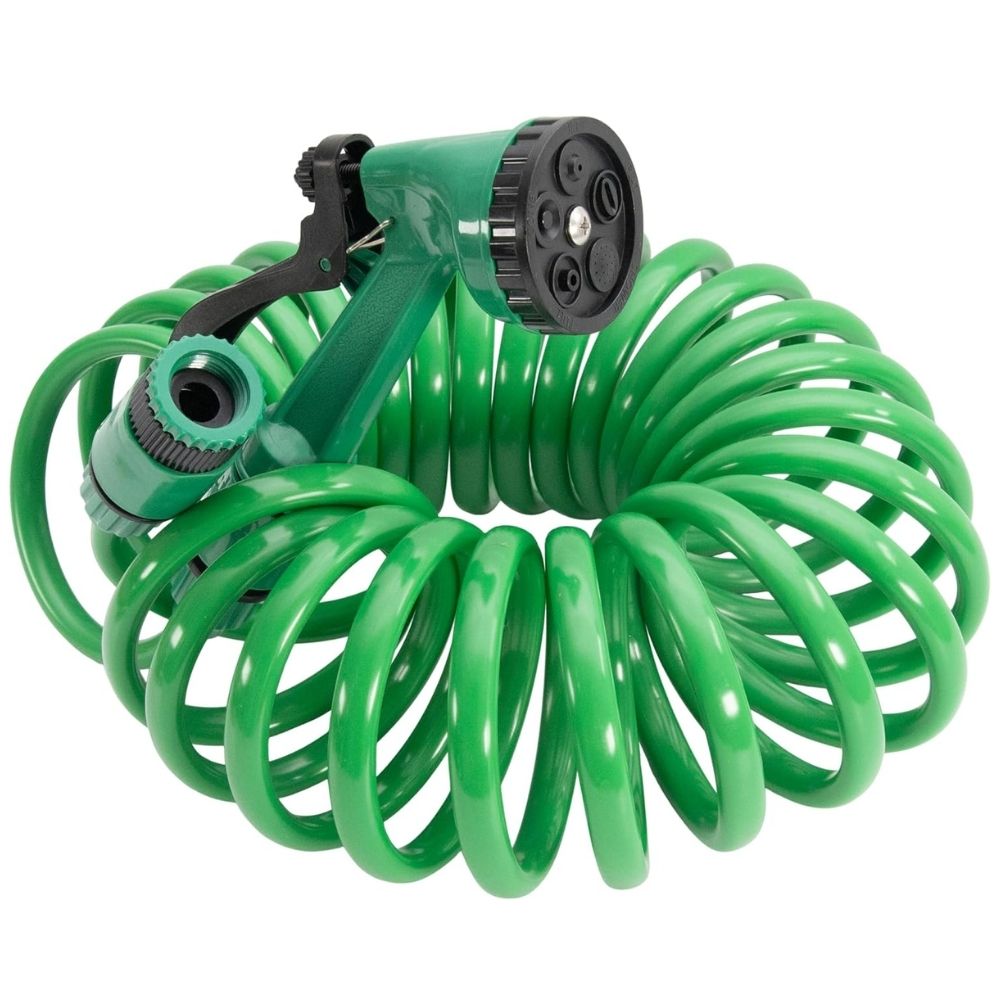 Selang Siram Taman Spiral Hose 10 Meter Selang Air Penyiraman Tanaman Portable - Gambar 2