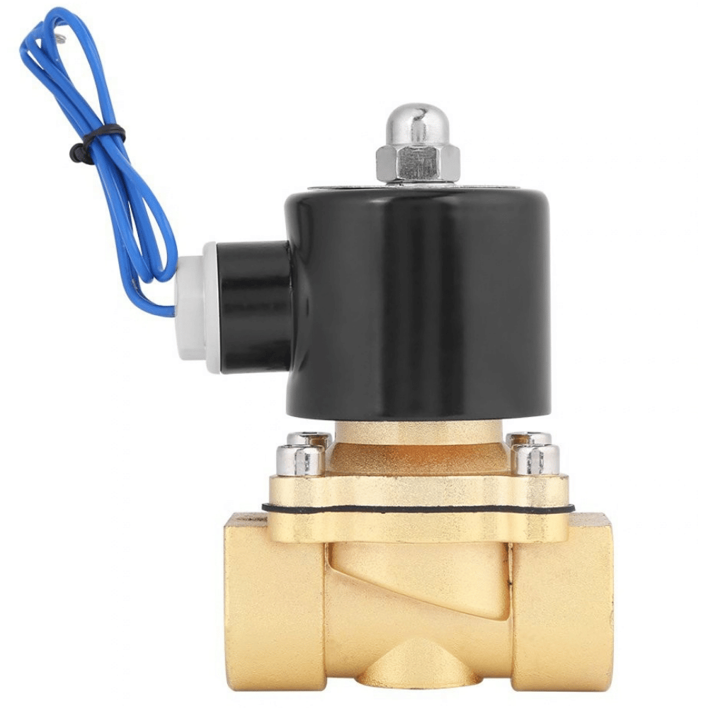 Selenoid Valve DC 12V Klep Solenoid Valve Stopkran Pipa 1/2" 3/4" 1 Inch - Gambar 2