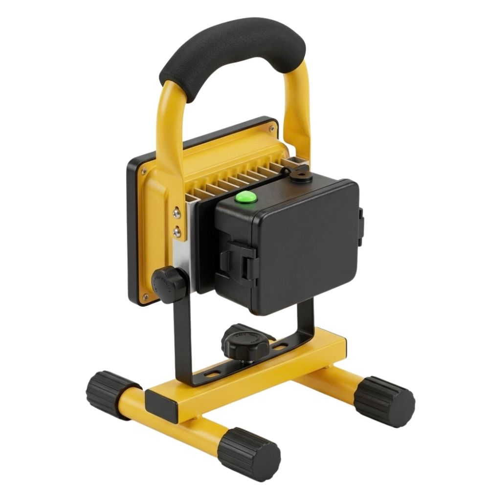 Lampu Sorot Baterai Flood Light LED Portable Lampu Sorot Kerja Outdoor - Gambar 4
