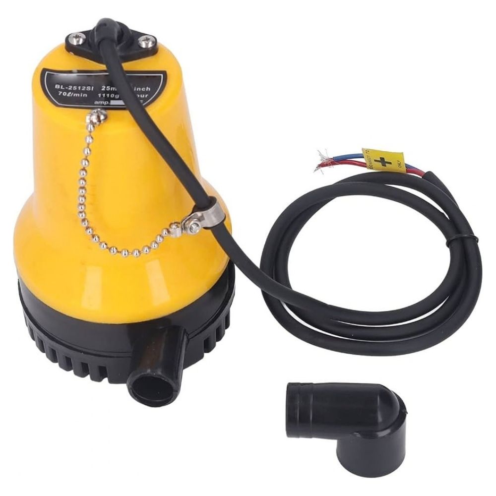 Pompa Kuras Air Laut Bilge Pump DC 12V Manual Pompa Sedot Genangan Air Kapal - Gambar 4
