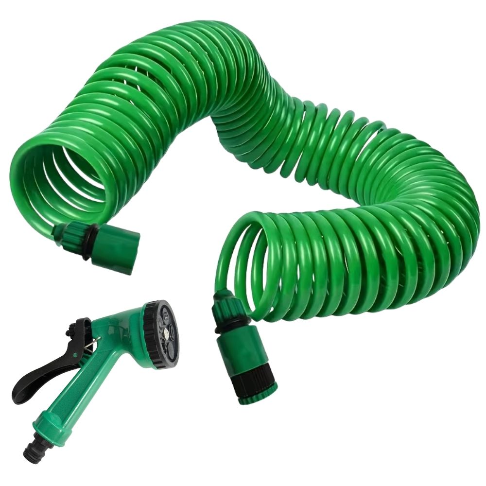 Selang Siram Taman Spiral Hose 10 Meter Selang Air Penyiraman Tanaman Portable - Gambar 3