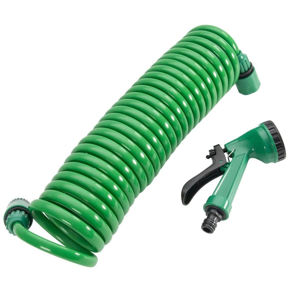 Selang Siram Taman Spiral Hose 10 Meter Selang Air Penyiraman Tanaman Portable - Gambar 4
