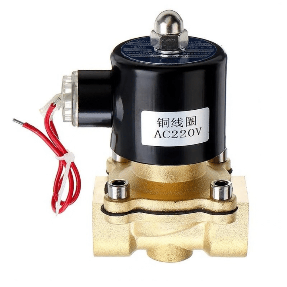 Selenoid Valve AC 220V Katup Solenoid Valve Stop Kran Listrik Pipa Air 1/2" 3/4" 1 Inch - Gambar 4
