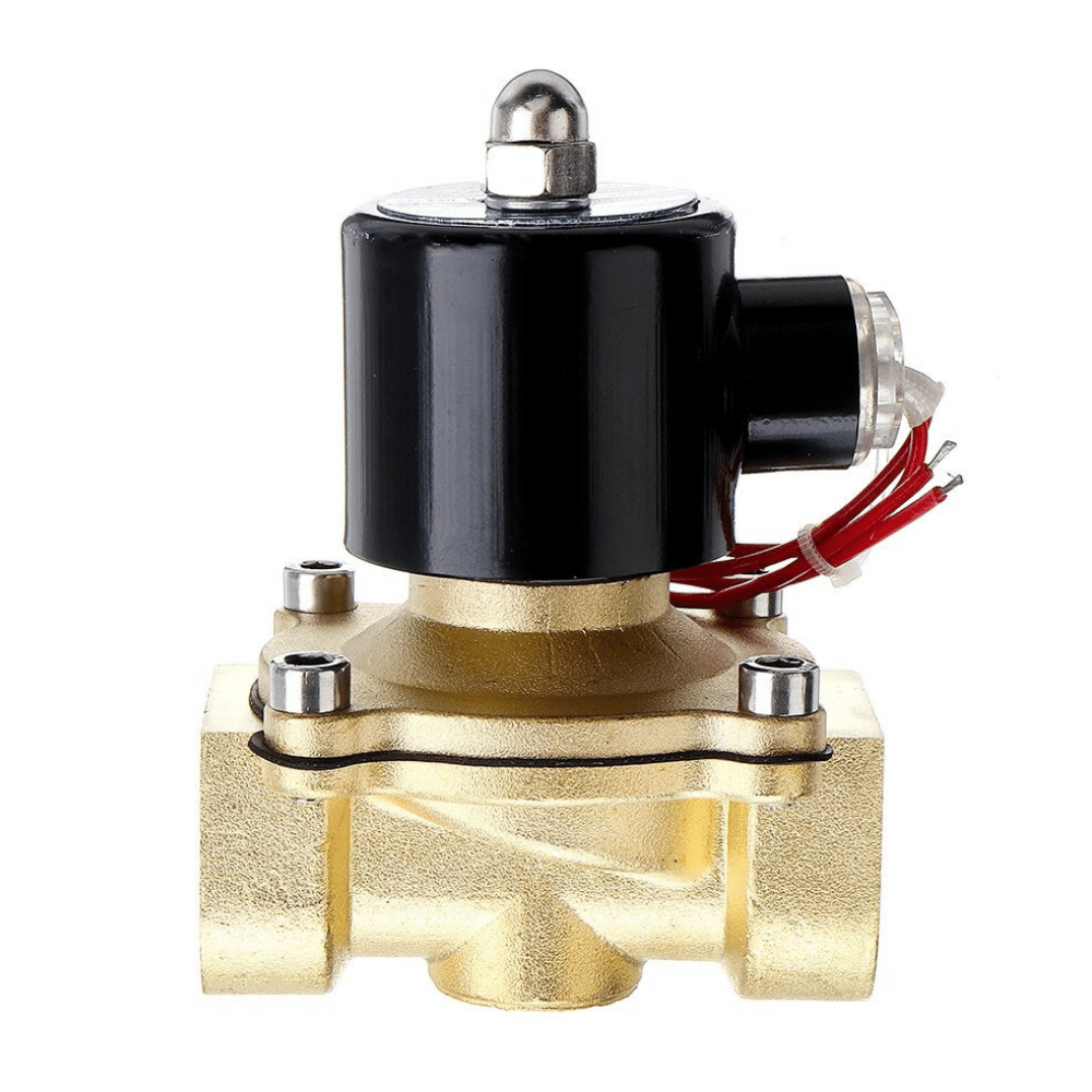 Selenoid Valve AC 220V Katup Solenoid Valve Stop Kran Listrik Pipa Air 1/2" 3/4" 1 Inch - Gambar 5