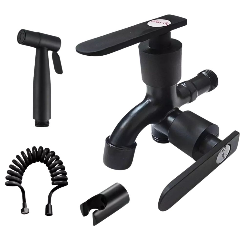 Kran Cabang Jet Shower Toilet 2 in 1 Premium Keran Bidet - Gambar 2