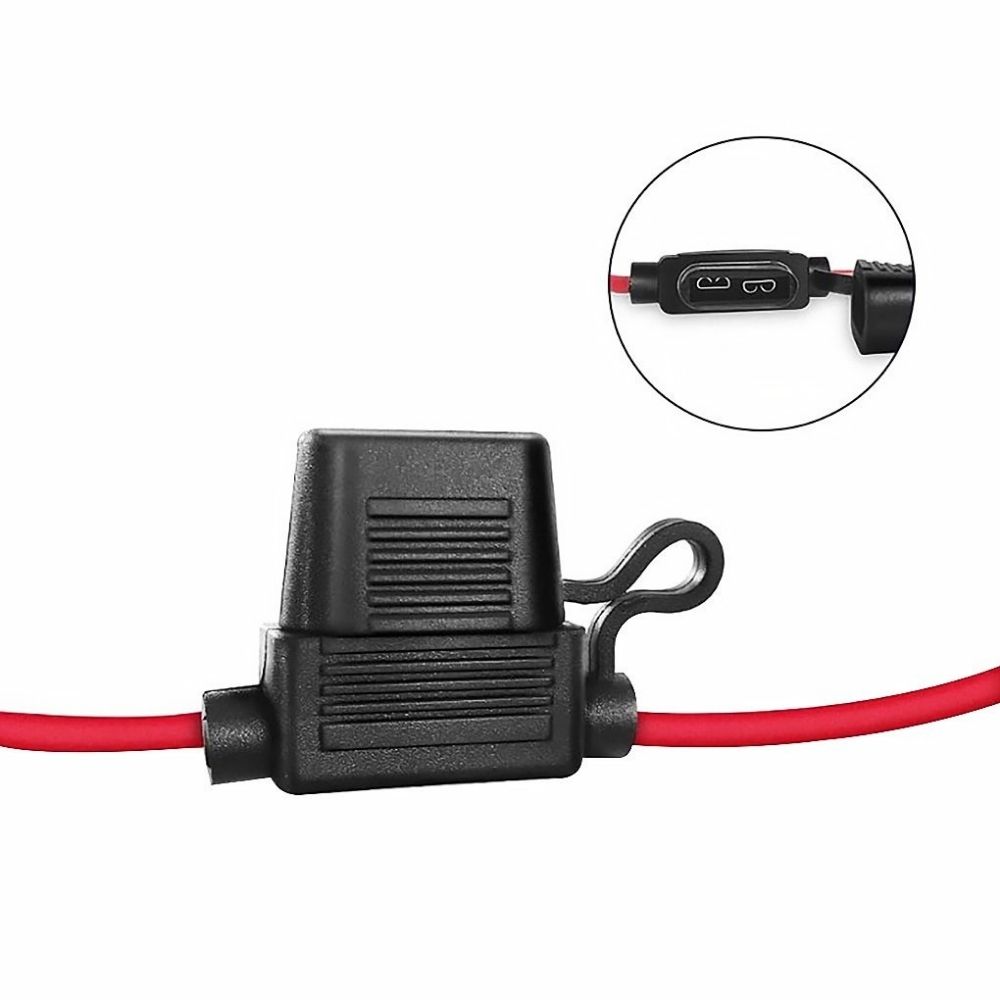 Fuse Holder Waterproof Sekring Holder Fuse Blade Rumah Sekring Anti Air - Gambar 3