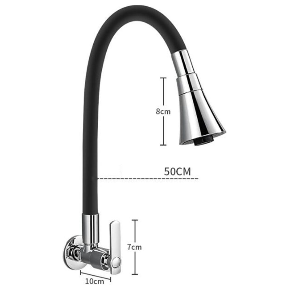 Kran Dapur Fleksibel Keran Air Wastafel Flexible Faucet Cuci Piring - Gambar 5