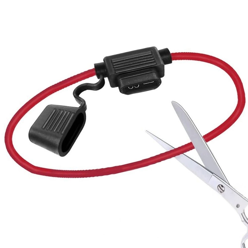 Fuse Holder Waterproof Sekring Holder Fuse Blade Rumah Sekring Anti Air - Gambar 4
