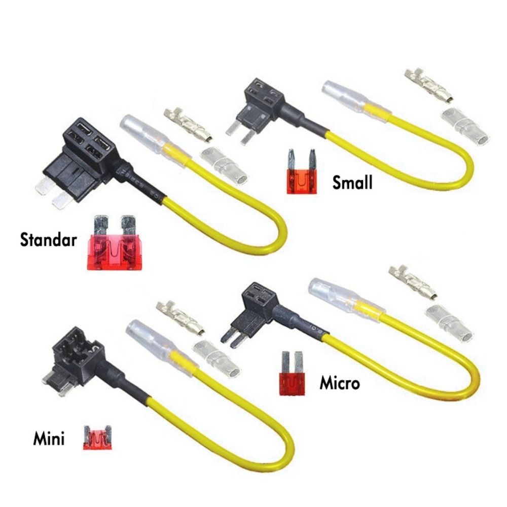 Kabel Jumper Fuse Tap Konektor Jumper Sekring Standar Small Mini Micro Fuse Holder - Gambar 5