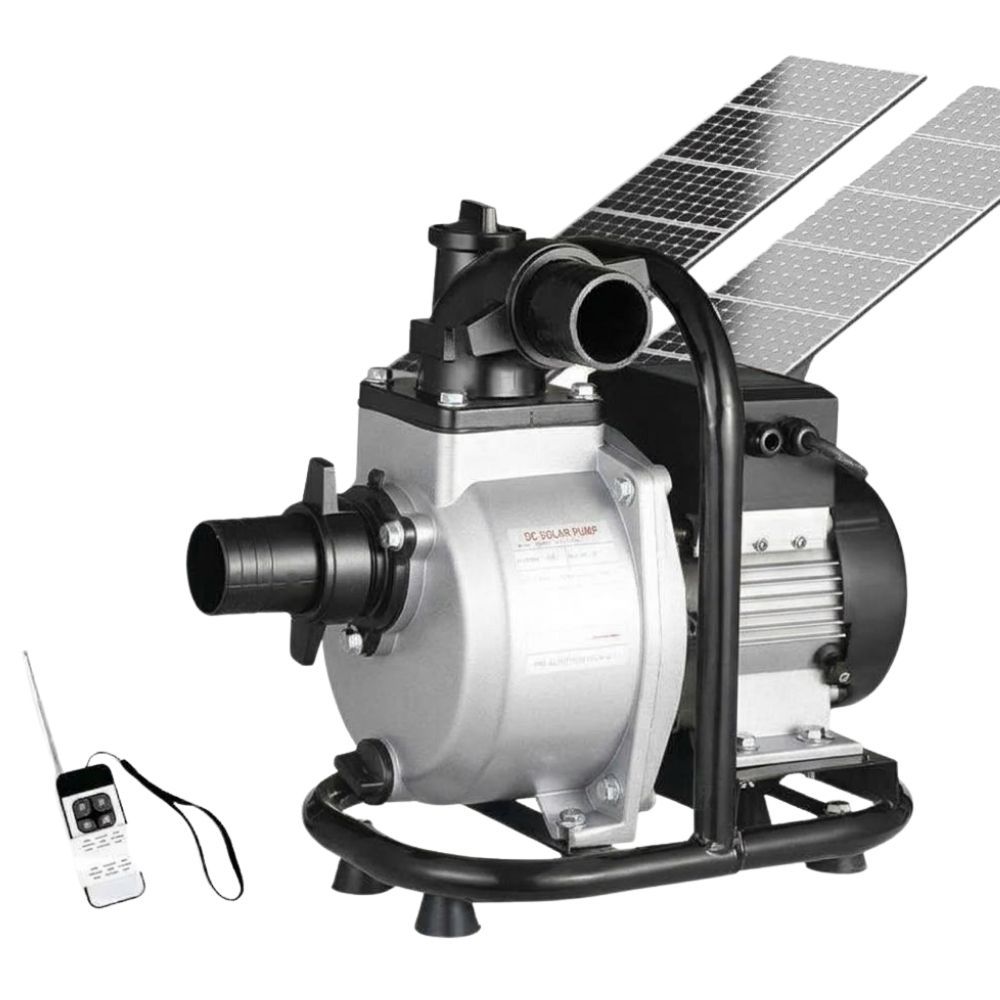 Pompa Irigasi DC 48V Pompa Alkon Solar Panel Mesin Sedot Air Sumur Kebun