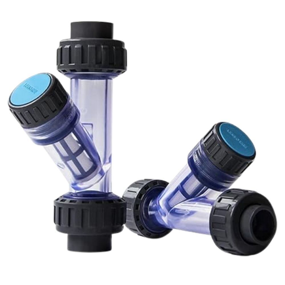 Filter Strainer Pipa Saringan Kotoran Pipa Air Filter Y Strainer Transparan - Gambar 2