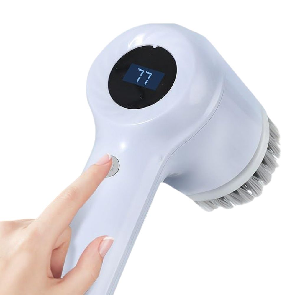 Sikat Pembersih Perabotan Electric Brush Portable Sikat Dapur Baterai - Gambar 4