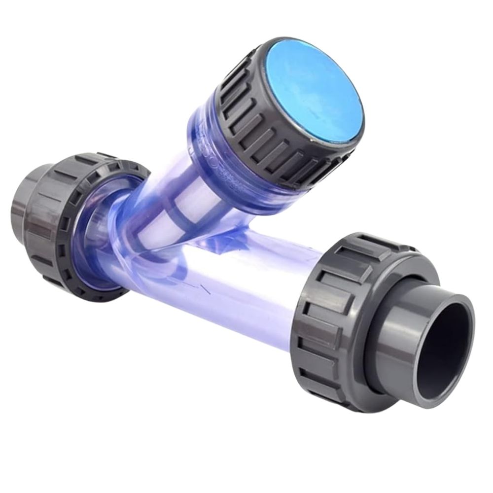 Filter Strainer Pipa Saringan Kotoran Pipa Air Filter Y Strainer Transparan - Gambar 4